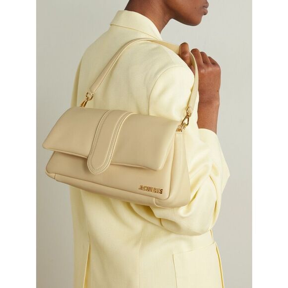Jacquemus Le Bambimou Padded Leather Shoulder Bag - Ivory $1195 - Picture 7 of 15